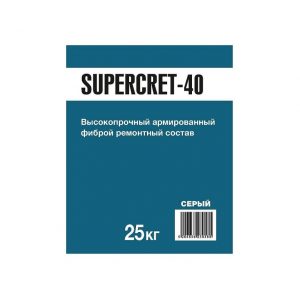 Тиксотропный ремонтный состав SUPERCRET-40 FAST